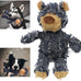 maxbeck indestructible robust bear dog toy a-navy size large