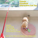 MeoHui Cat Wand Toy for Indoor Cats, Retractable 38.9 inches long, 2PCS Refill Feathers and Wands with Clasp