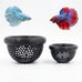 LXLO 2 PCS floating betta log & hammock, beta/betta fish tank accessories & toys, aquarium safe, compact design, 3D print PLA, 10cm x 5.6cm