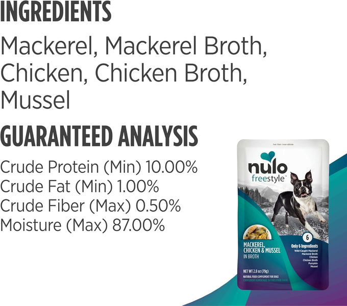 Nulo Freestyle Variety Flavor Grain-Free Puppy & Dog Food Topper