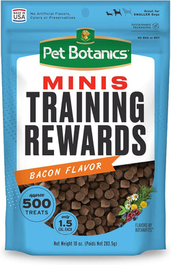 pet botanics 10 oz bacon flavor training rewards soft chewy treats for small dogs
