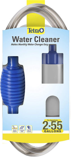 Tetra Water Cleaner Gravel Siphon for Freshwater Aquariums up to 55 gallons