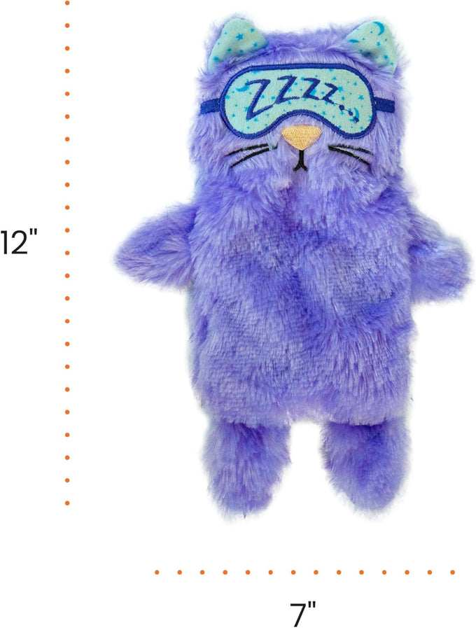 Catstages plush cat toy with touch-activated purr for calming kittens and cats