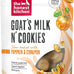 The Honest Kitchen Human Grade Dog Treats, Goat's Milk N' Cookies with Probiotics, Slow Baked with Blueberries & Vanilla, 8 oz Bag for All Ages & Sizes.