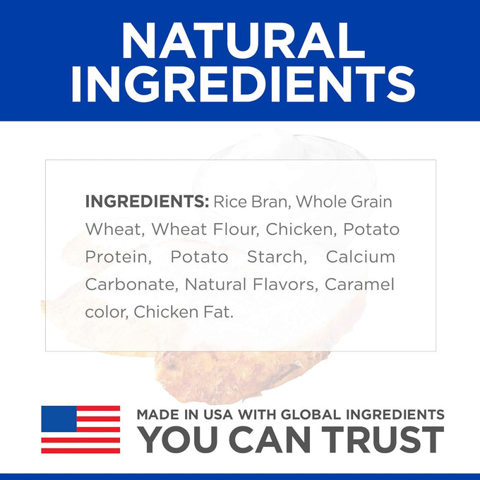 Hills natural baked light biscuits for small dogs with real chicken, 8 oz bag