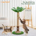 Woochpet 35'' Tall Cat Scratcher Tree Tower with Cat Toy Mouse Hole and Interactive Wooden Ball for Indoor Cats