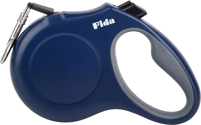 Fida 16ft 360° Tangle Free Retractable Dog Leash for Small Dogs up to 26 lbs, Black