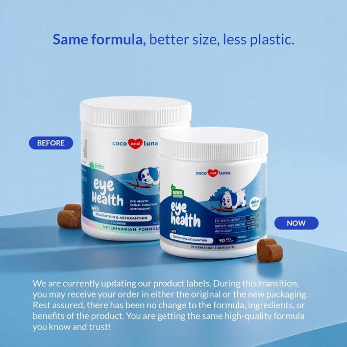 Eye Support for Dogs, 90 Soft Chews, with Cod Liver Oil and Omega 3 Fatty Acids