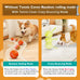 PetDroid Interactive Dog Toys Durable Orange Dog Ball, Small to Large Dogs, USB Rechargeable