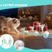 Remote Control Cat Toy with Auto Mode - Interactive Feather for Indoor Cats with LED and Catnip