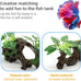 realaqcc artificial driftwood cave aquarium decor ornaments for betta fish tank accessories