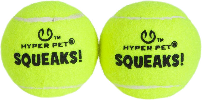 hyper pet mini tennis balls for small dogs, pink, non-toxic, 1.75 inches diameter, 4 pack