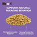 Mazuri nutritionally complete food for large birds, 3-pound bag, mixed particle size, omega-3 fatty acids