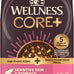 Wellness CORE+ Sensitive Skin and Stomach Adult Dry Dog Food with Freeze Dried Pieces, Wholesome Grain Kibble+, Natural, High Protein, Chicken Free, Salmon and Rice Recipe, 4 lb Bag