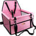 petbobi pet car booster seat for small dogs portable breathable bag with seat belt safety stable travel