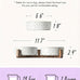 Le Tauci Acacia Wood Stand Dog Bowl Set with 1.5-Cup Ceramic Bowls for Small Dogs and Cats, Non-Slip Base