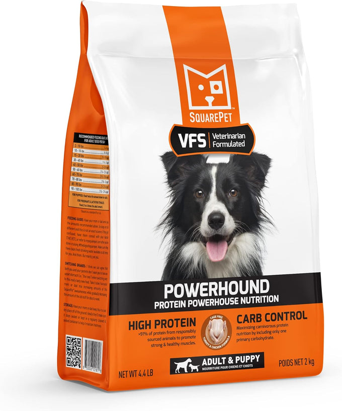 SquarePet - VFS® PowerHound™ Turkey & Chicken Canine 4.4lb