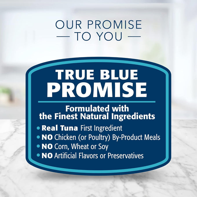 Blue Buffalo Tastefuls Flaked Wet Cat Food with Natural Tuna Entrée in Gravy, 24-5.5oz Cans