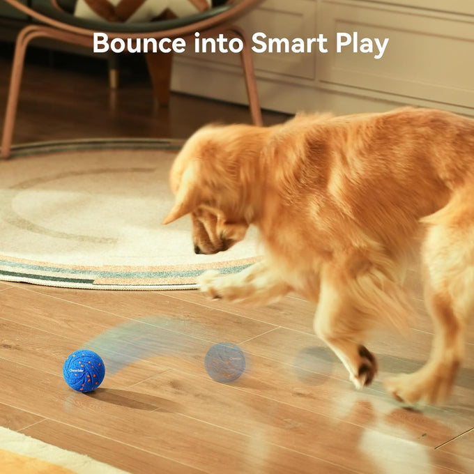 Cheerble Wicked Ball AIR Interactive Dog Toy, E-TPU Material, IPX7 Waterproof, Medium to Large Dogs, 3 Modes, Replaceable Shell