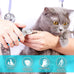 Candure pet nail clippers with safety guard for medium-large breeds, nail file, and ergonomic design