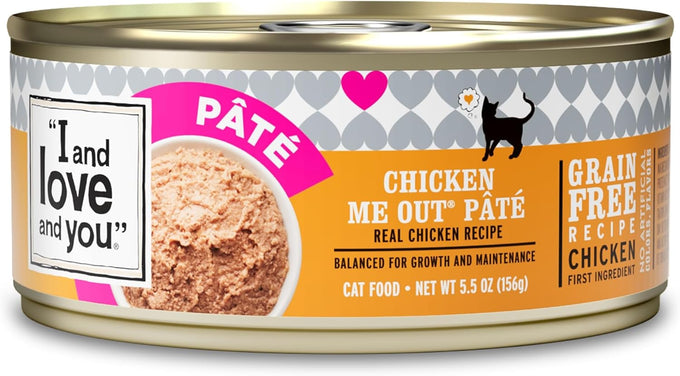 I and love and you Wet Cat Food - Beef Pâté Grain Free Filler Free 3oz Pack of 24 Cans
