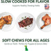 Loving Pets Natural Value Duck Sausages - Soft Jerky Dog Treats for Large & Small Breeds - Healthy Gluten, Wheat, Soy & Grain Free Pet Treats