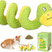 Retro Shaw 11" Realistic Silvervine & Catnip Snake Cat Toy with Crinkle Sound, Bite-Resistant Plush
