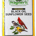 Wagner's 76027, 25-Pound Bag, Thin Shelled Black Oil Sunflower Wild Bird Food, Attracts Multiple Bird Species