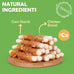 MON2SUN 4-Inch Chicken Wrapped Calcium Bones, 10oz for Puppies & Small Dogs