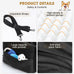 joejoy dog car seat for small medium dogs under 35lbs, black