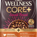 Wellness CORE+ Small Breed Adult Dry Dog Food with Turkey and Chicken, 4 lb Bag, Grain Kibble, High Protein, Natural