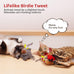 Potaroma SilverVine Cat Toys Chirping Realistic Birdies Interactive Kicker Indoor Kitty Exercise Toys 2 Pcs