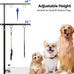 Foldable dog grooming arm for small medium dogs with adjustable height 26-40" and no-sit holder