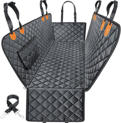 URPOWER 600D Waterproof Dog Car Seat Cover for Sedans, SUVs, Compact Trucks with Side Flaps and Nonslip Backing