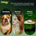 petazy pet glove wipes for dogs and cats hypoallergenic thick cleaning gloves with aloe coconut oil, 25 pack
