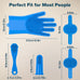 augwind navy blue 6pcs pet grooming kit for dogs cats and horses