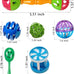 10-pack bird toys for conures, budgies, parakeets & small birds (1.5'' - 5.5'')