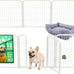 FXW Homeplus unleashed 24 inch 6 panels heavy duty black dog playpen for puppy and small dogs