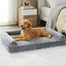 Bfpethome orthopedic dog bed for large dogs, 36x27 inches, waterproof couch pet bed with removable cover