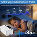 Aquarium Air Pump, 2.3W/5.5W/8W, Adjustable Fish Tank Bubbler for Small to Large Aquariums, up to 200 Gallons