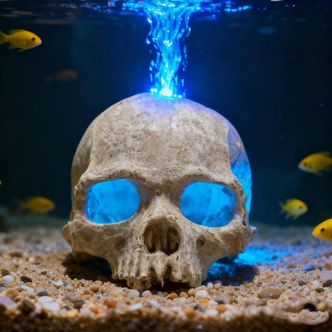 Carefree fish tank air stone with 2-inch air stone and 3ft silicone tubing for freshwater and saltwater aquariums