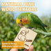 16 Pack Natural Balsa Wood Bird Chew Toys for Medium Birds, Softest Wood, Safe Chewing Toys