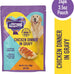 A Strong Heart Wet Dog Food Pouches, Chicken Dinner, 3.5oz, 24-Pack