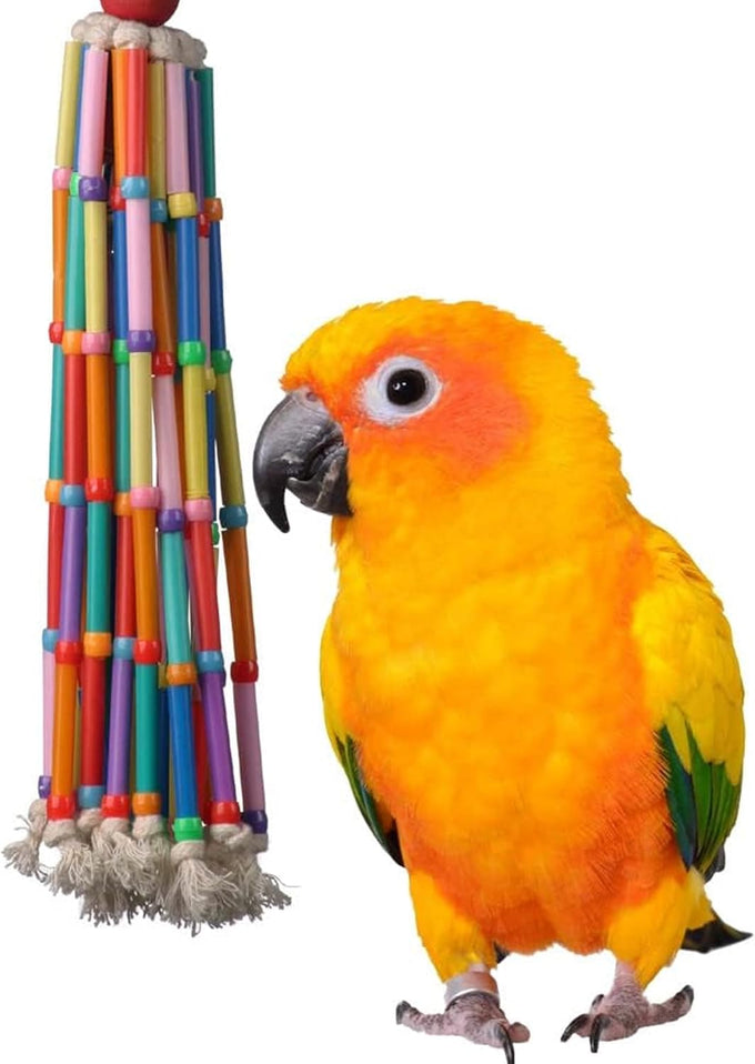 Super Bird Creations SB708 Wind Chimes Bird Toy for Medium to Large Birds, 13" x 2"