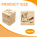 16 Pack Natural Balsa Wood Bird Chew Toys for Medium Birds, Softest Wood, Safe Chewing Toys