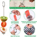 3-Pcs Stainless Steel Parrot Fruit & Vegetable Skewer Toy 6.9in/17.5cm, 8.9in/22.5cm, 10.8in/27.5cm