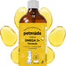 Omega 3 Fish Oil for Dogs Skin and Coat - Wild Alaskan Pollock Oil Liquid EPA & DHA Supplements 16 Fl Oz
