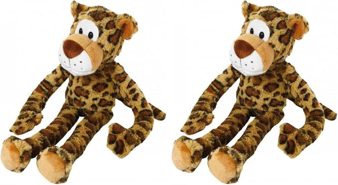 Multipet Swingin 19-inch large plush dog toy with extra long arms and squeakers for hours of entertainment