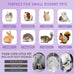 Bissap 36PCS natural timothy hay oat carrot bunny chew toys and treats for rabbits bunnies chinchillas guinea pigs hamsters and small animals