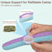 Retro shaw 8 inches refillable catnip toys, 3 pack, cat toys pillows with crinkle sound for indoor cats